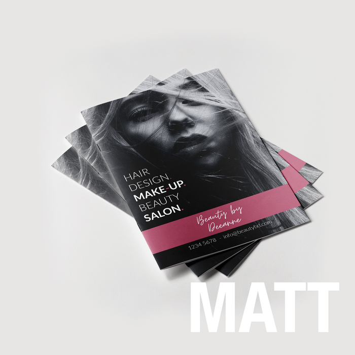 A4 Portrait Saddle Stitched Booklets - Matt