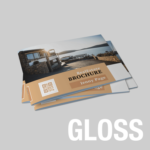 A5 Landscape Saddle Stitched Booklets - Gloss docuprint printing and design fremantle perth fast high-quality