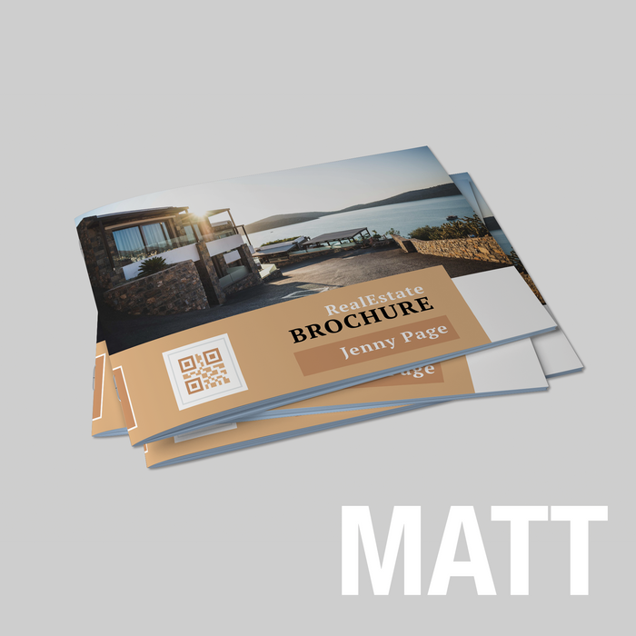 A5 Landscape Saddle Stitched Booklets - Matt