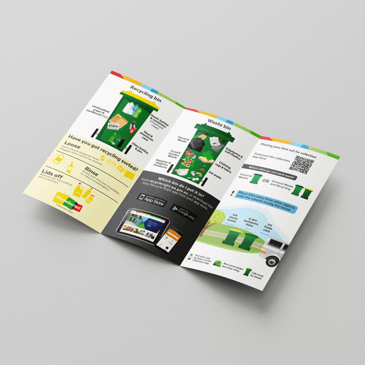 Brochures - DL (A4 trifold to DL) docuprint printing and design fremantle perth fast high-quality