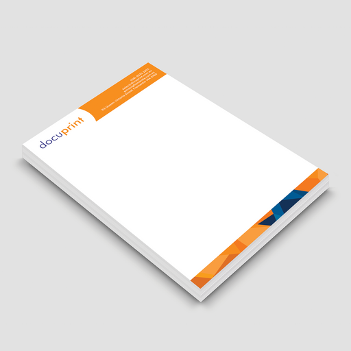 Letterheads - A4 docuprint printing and design fremantle perth fast high-quality