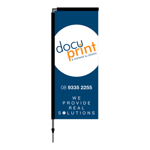 Flags - Vertical docuprint printing and design fremantle perth fast high-quality