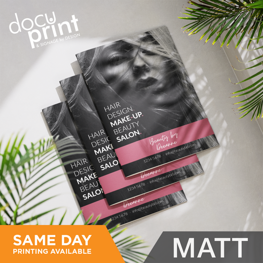 A4 Portrait Saddle Stitched Booklets - Matt