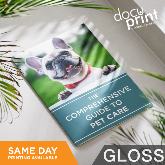 A5 Portrait Saddle Stitched Booklets - Gloss