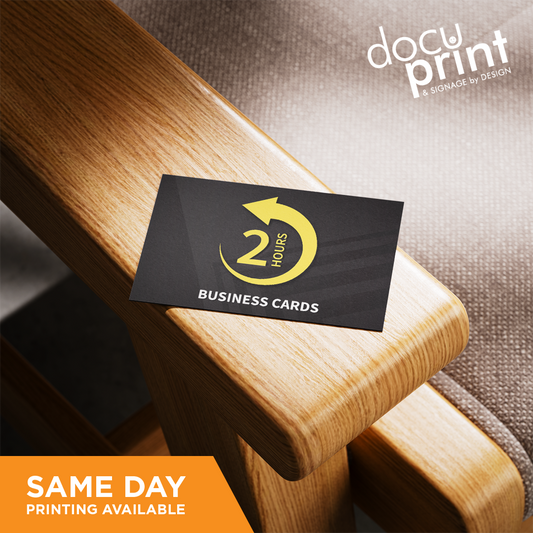 Business Cards - Ready In 1 to 2 Hours (*T&C's Apply)