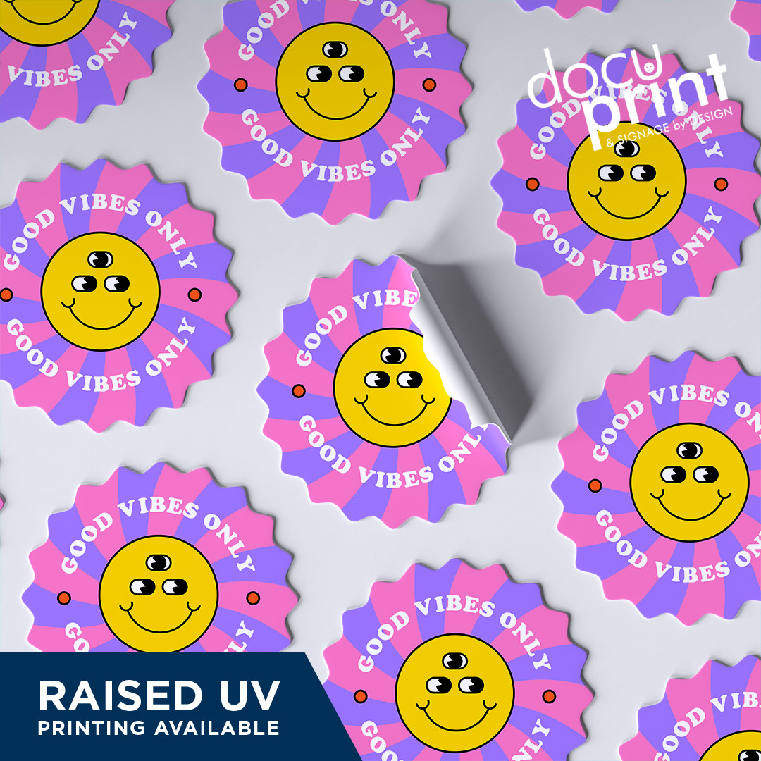 Vinyl Stickers - Custom Shape | Docuprint - Fremantle Printing and Design