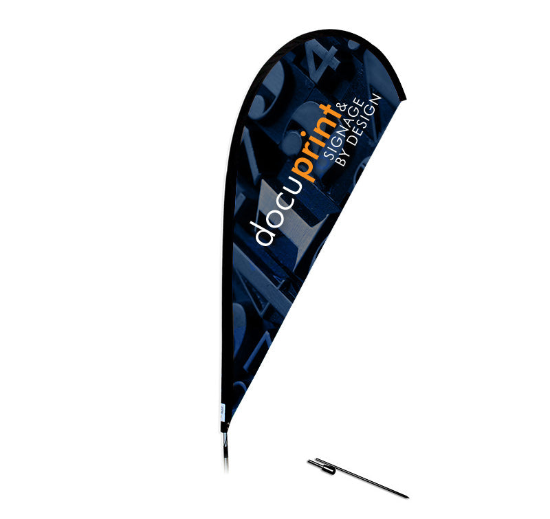 Flags - Teardrop docuprint printing and design fremantle perth fast high-quality