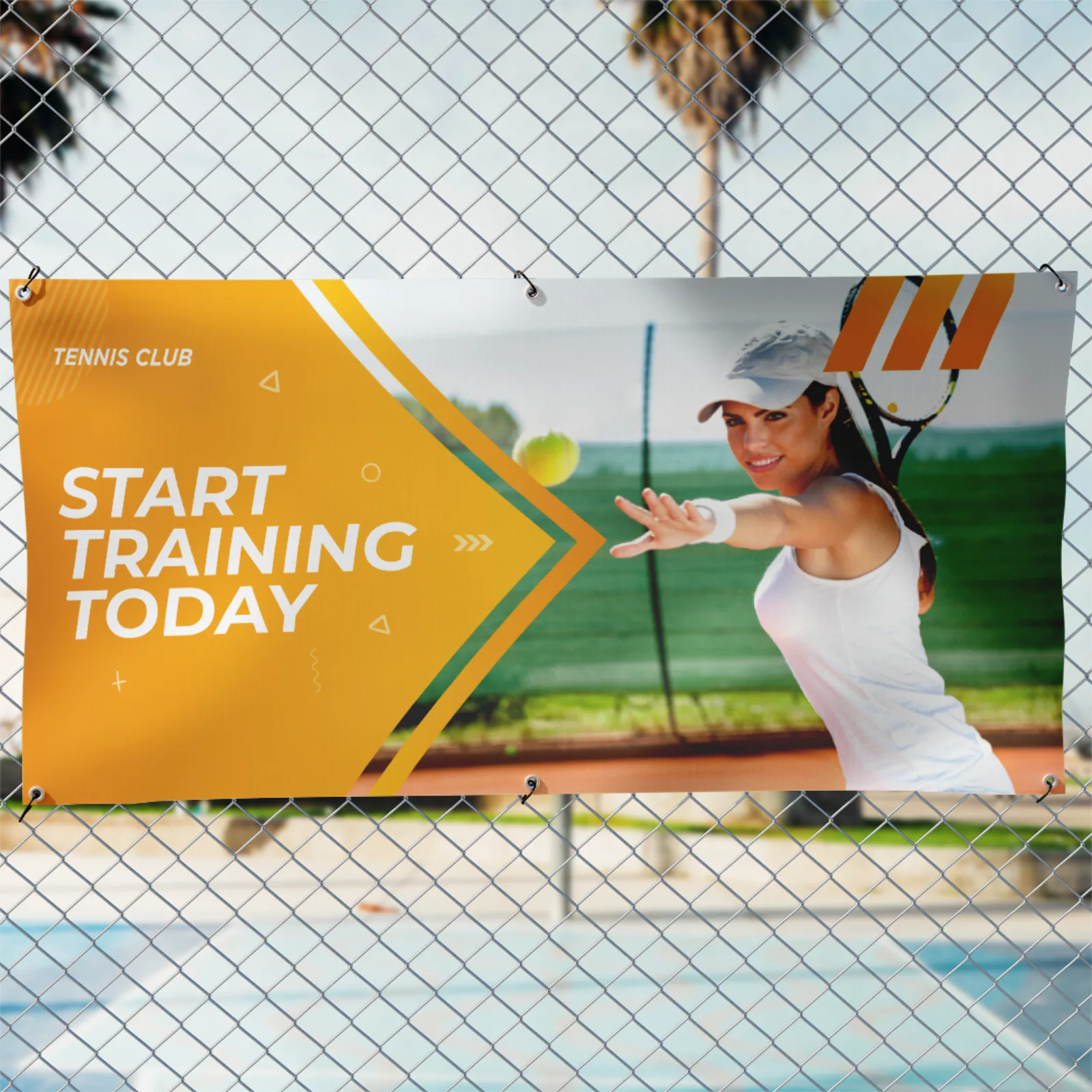 PVC banner printed full colour