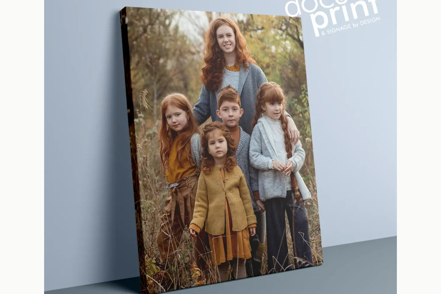 Rectangle stretched canvas print