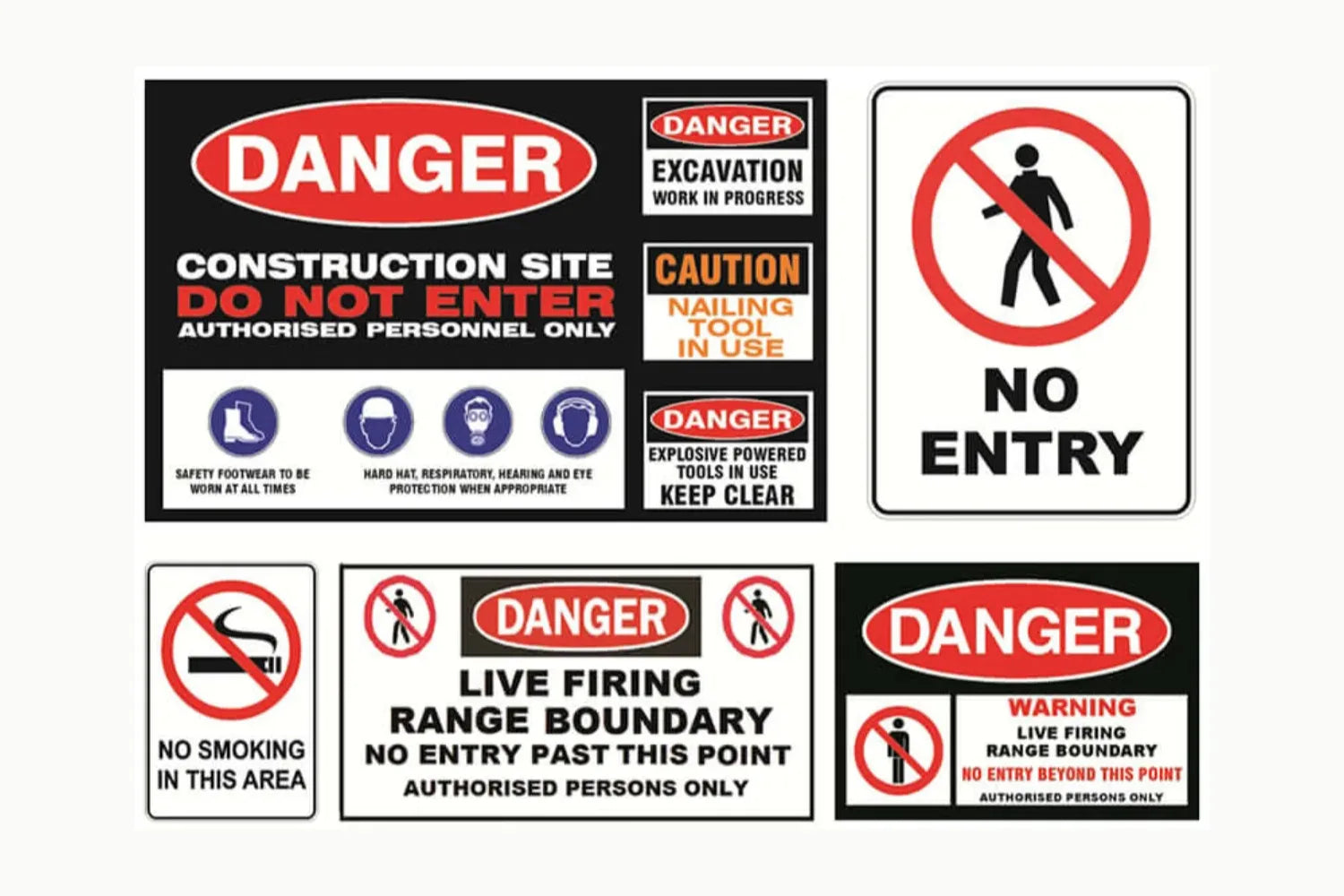 Corflute safety signage installed on site