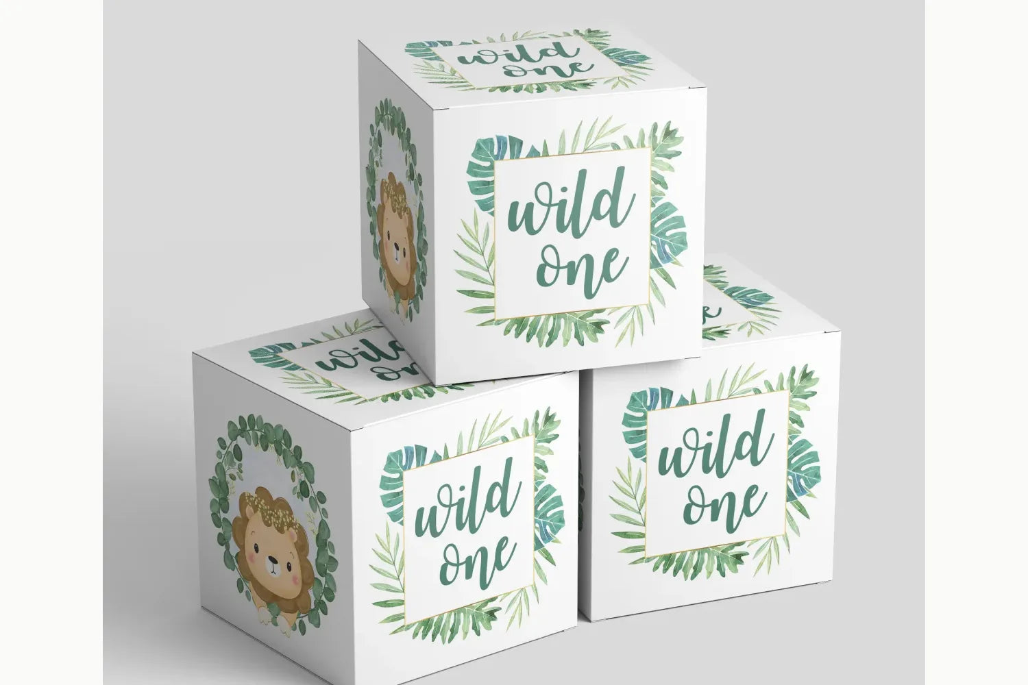 Custom printed party favour boxes