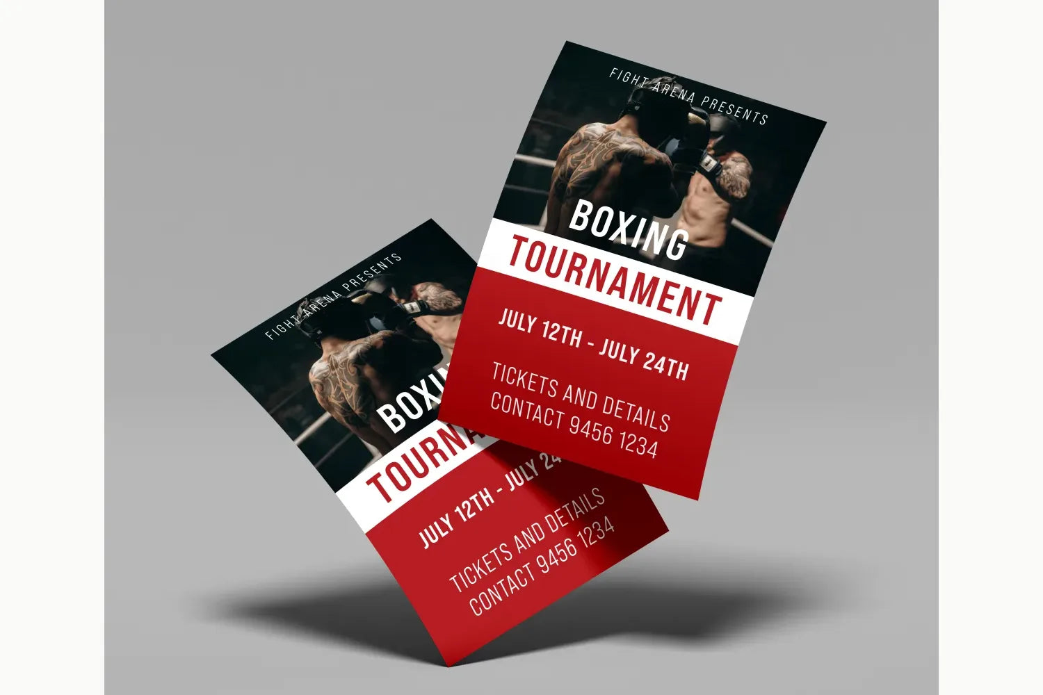 A4 flyers printed single-sided