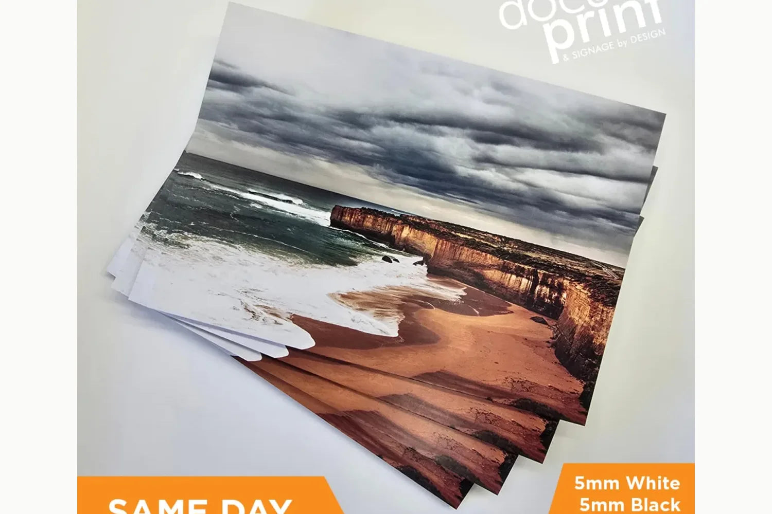 Print mounted on foamboard at Docuprint Fremantle
