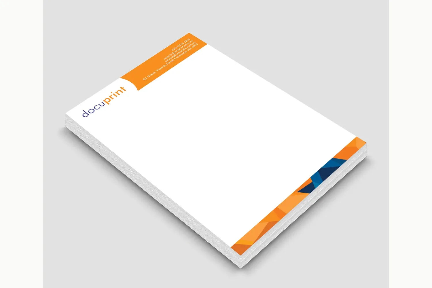 Custom printed letterheads