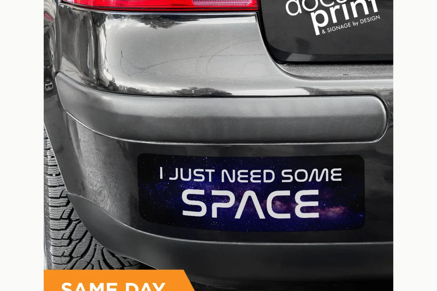 Full colour bumper stickers